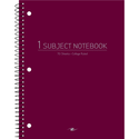 Roaring Spring 1 Subject Notebook - Burgundy 10.5inx8in 70Sht Bulk