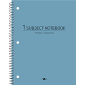 Roaring Spring 1 Subject Notebook - Smoke Blue 10.5inx8in 70Sht Bulk