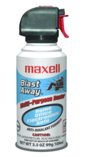 Maxell Blast Away Canned Air - Multi 3.5oz Can