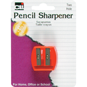 Charles Leonard Pencil Sharpener - Asst 1.25in 1Pk BP 2-Hole