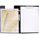 C-Line Clipboard Folder - Black 8.5x11in Bulk Inside Pocket