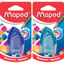 Maped Tonic Pencil Sharpener with Metal Insert - Asst 2.25in 1Pk BP 1-Hole