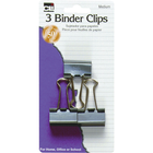 Charles Leonard Binder Clips, Assorted Sizes and Metallic Colors