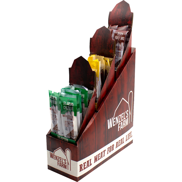 Wenzel's Farm 3-Tier Caddy Display - 5.25x14.25x14.25in 3Ct Counter Display