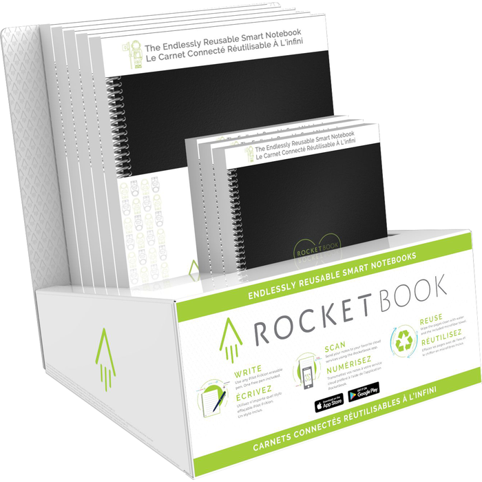 Rocketbook Countertop Letter and Executive Display - 12x12x12in Counter Display