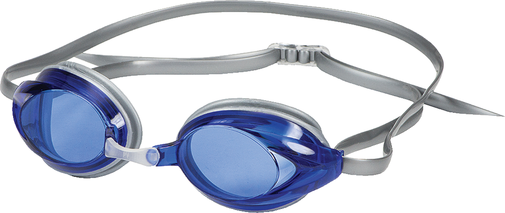 Zenith Swim Goggle  Blue/Silver, PACKAGE 1Pk