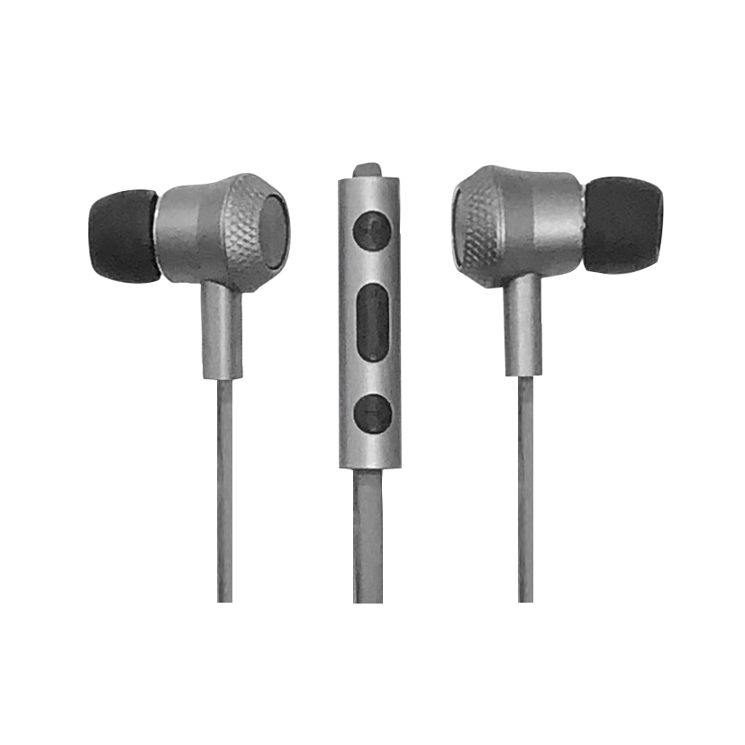 Charge MAXX High Quality Earbuds  Gray
