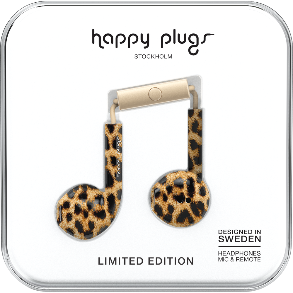 Earbuds Plus with Mic  Leopard