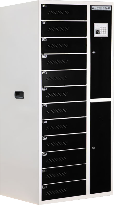 AC-LOCKER-12-RFID Lifetime Frame Warranty White/Black