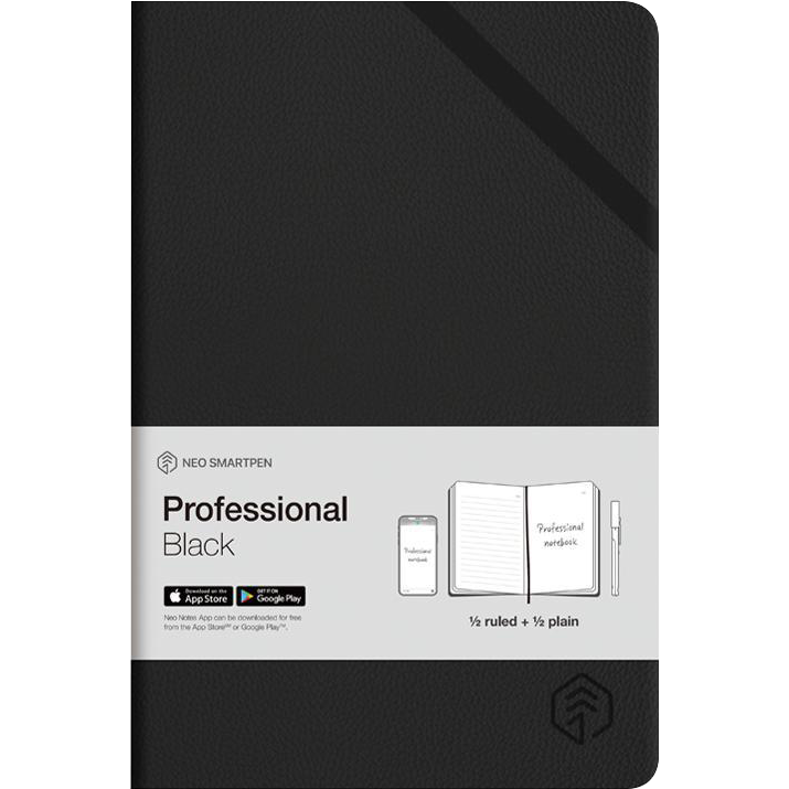 N Professional Notebook 250 Ruled and Blank Pages Dark Gray, PACKAGE 1Ct