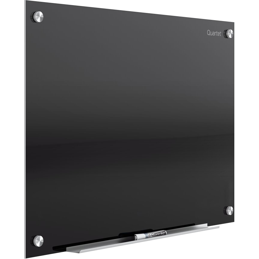 Quartet Infinity Glass Dry-Erase Board  Black