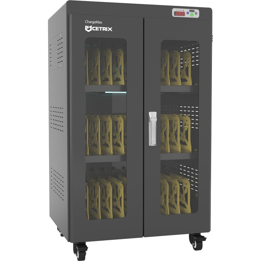 Disinfection Charging Cabinet (Laptop) 3 Level, 26.4x21.6x44.9in Black