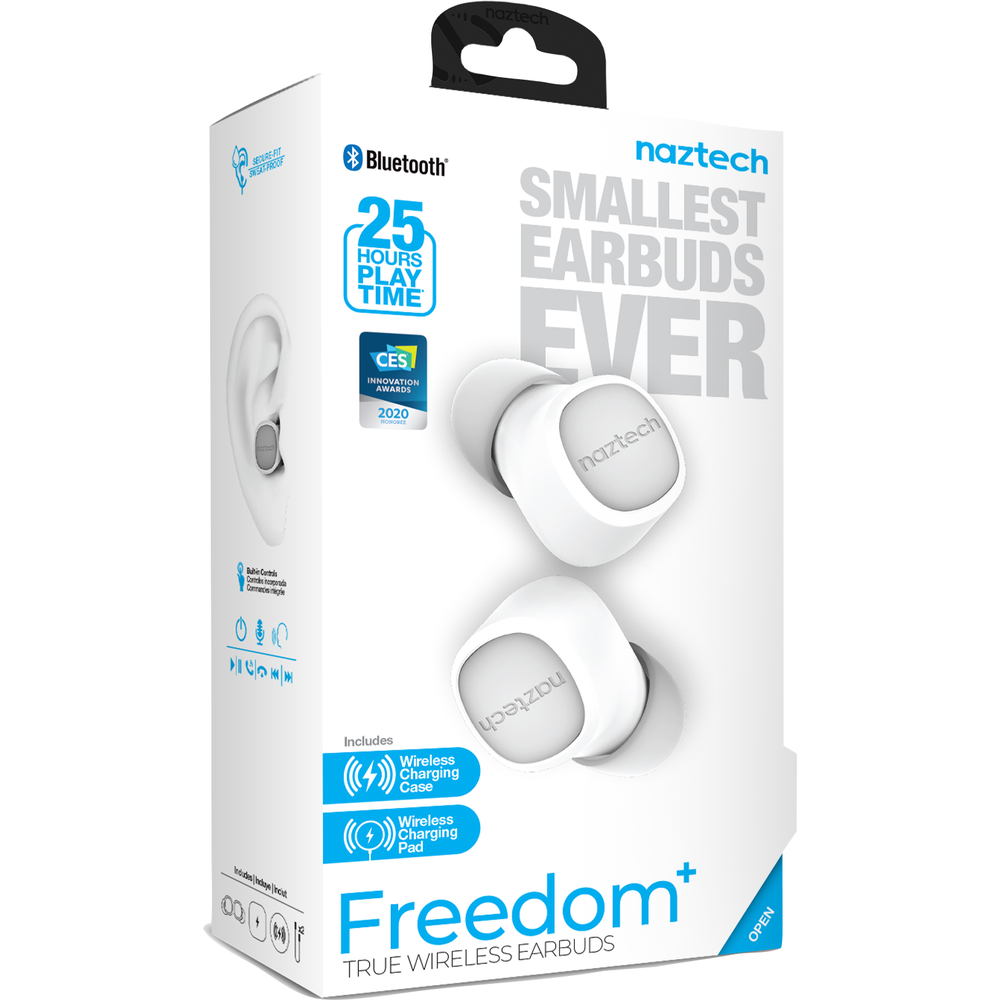 Freedom+ True Wireless Earbuds  White