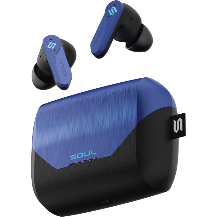 S-PLAY True Wireless Gaming and Entertainment Earbuds  Beta Blue