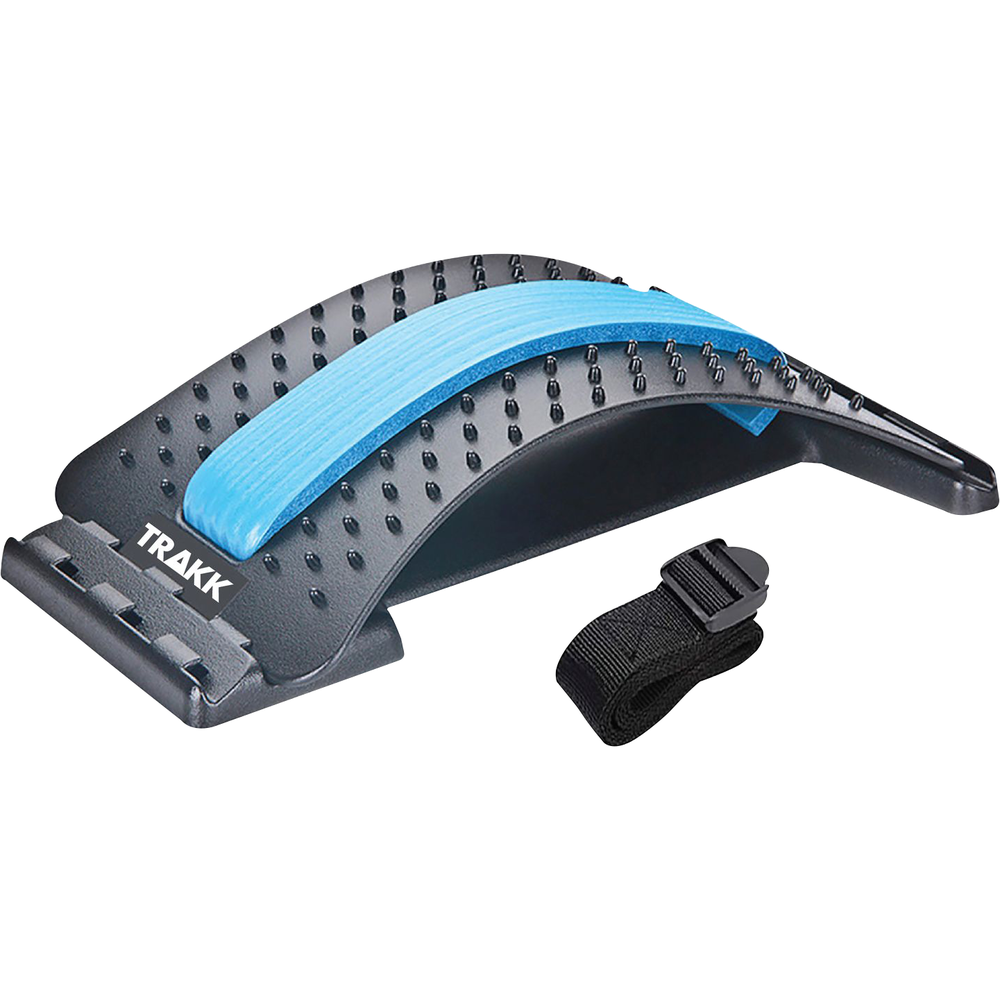Multi Level Back Stretching Device  Black/Blue, PACKAGE 1Pk