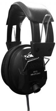 AE-808 Over-Ear Headphones with Volume Control USB Plug Black