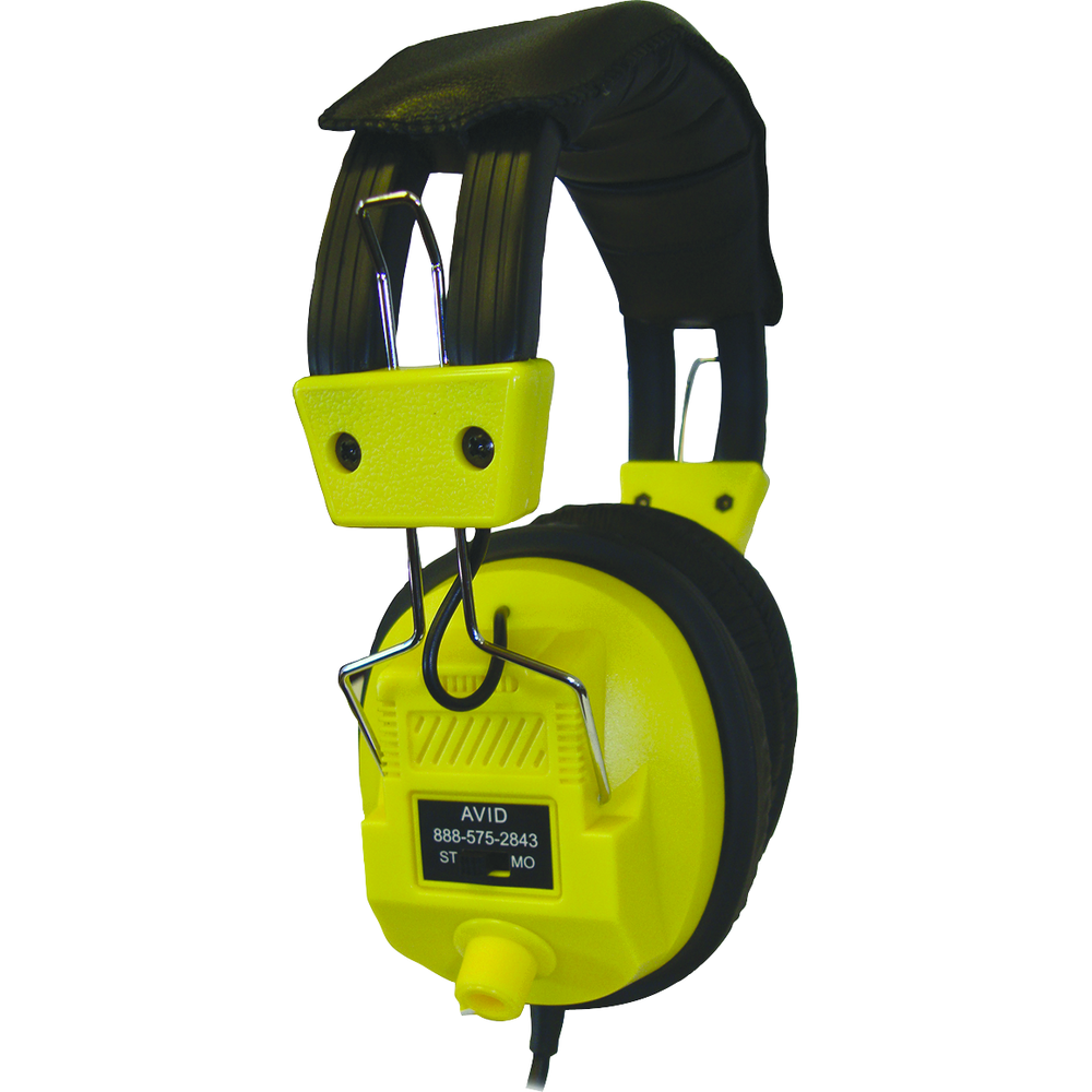 AE-808 Over-Ear Headphones with Volume Control 3.5mm Plug Yellow