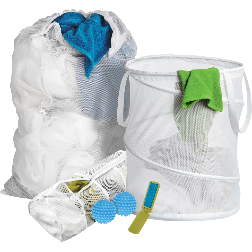 Laundry Kit for Dummies  White, PACKAGE 6Ct