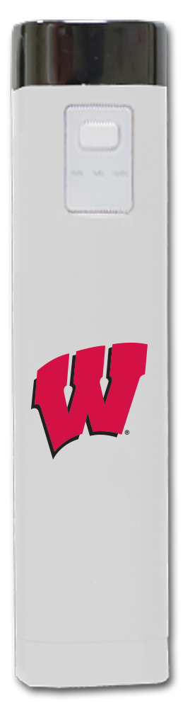 Custom Logo APU 2200LS USB Mobile Charger University of Wisconsin - Madison White