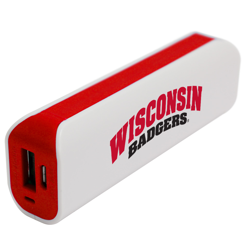 Custom Logo APU 1800GS USB Mobile Charger University of Wisconsin - Madison Red